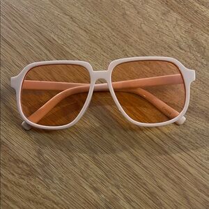 FREE w/ $15 purchases! Stylish Oversized Women's Sunglasses pink